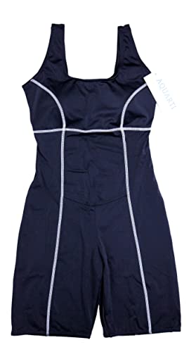 Aquarti Dames Badpak met Been Shortybadpak Gesloten Rug - Afbeelding 5