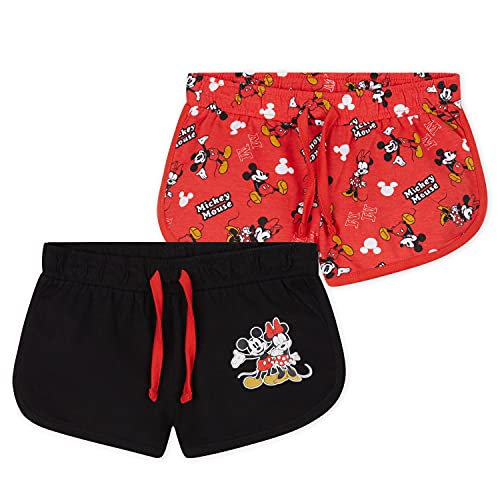 Disney Meisjes korte broek, 2-pack shorts voor meisjes 18 maanden-10 jaar, Dance Gym Sport - Afbeelding 2