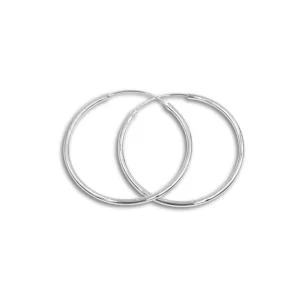 Hoop Oorbellen Zilver Dames - Essential Hoops- Grote Oorringen