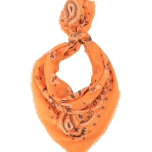 Sjaal Fee Paisley Oranje
